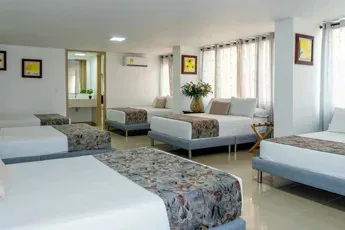 Habitación del Hotel Arhuaco en Playa Rodadero