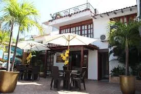 Terraza del Hotel Rodadero Dorado en Playa Rodadero